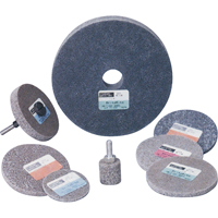 Standard Abrasives 500 Series Soft Density Unitized Wheels, 3" x 1/4", 1/4" Arbor, Medium Grit, Aluminum Oxide Oxford Builders Supplies Inc