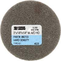 Standard Abrasives Unitized Wheel, 3" x 1/4", 1/4" Arbor, Fine Grit, Aluminum Oxide Oxford Builders Supplies Inc