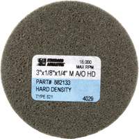 Standard Abrasives Unitized Wheel, 3" x 1/8", 1/4" Arbor, Medium Grit, Aluminum Oxide Oxford Builders Supplies Inc