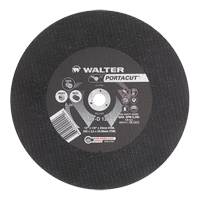 Meule &agrave; tronçonner rapide en acier inoxydable Portacut, 12" x 1/8", Arbre de 3/4", Type 1, Carbure de silicium, 6300 Tr/min Oxford Builders Supplies Inc