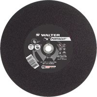 Meule &agrave; tronçonner rapide en acier inoxydable Portacut, 14" x 1/8", Arbre de 3/4", Type 1, Carbure de silicium, 5400 Tr/min Oxford Builders Supplies Inc