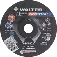 Meule PIPEFITTER, 4-1/2" x 1/8", Arbre 7/8", Type 27 Oxford Builders Supplies Inc