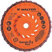 Enduro-Flex 2-in-1 Flap Disc, 4-1/2" x 5/8"-11, 80 Grit, Ceramic Oxford Builders Supplies Inc