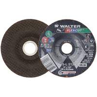 FLEXCUT Grinding Wheel, 5", 36 Grit, Aluminum Oxide, 7/8", 12200 RPM, Type 29 Oxford Builders Supplies Inc