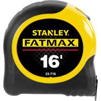 FatMax&reg; Measuring Tape, 1-1/4" x 16', 16ths of an Inch Graduations Oxford Builders Supplies Inc