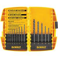 Black & Gold Drill Bit Set, 13 Pieces, High Speed Steel Oxford Builders Supplies Inc