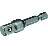 Socket Adapter, 1/4" Drive Size, 3/8" Male Size, Ball, 2" L Oxford Builders Supplies Inc