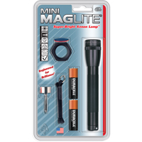Mini&reg; Flashlights, Incandescent, 14 Lumens, AA Batteries Oxford Builders Supplies Inc