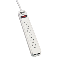 Protect-It Surge Suppressors, 6 Outlets, 720 J, 1800 W, 4' Cord Oxford Builders Supplies Inc