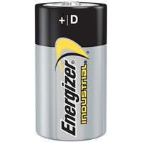 Alkaline Industrial Batteries, D, 1.5 V Oxford Builders Supplies Inc
