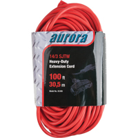 Cordon rallonge en vinyle, Ext&eacute;rieur, SJTW, AWG 14/3, 13 A, 3 prise(s), 100' Oxford Builders Supplies Inc