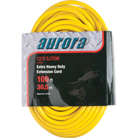 Cordon rallonge en vinyle avec indicateur lumineux, Ext&eacute;rieur, SJTOW, AWG 12/3, 15 A, 100' Oxford Builders Supplies Inc