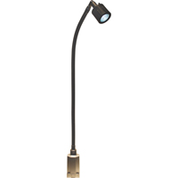 LS Series High-Output Flexible Light, 5 W, LED, 27" Neck, Black Oxford Builders Supplies Inc