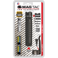 Lampes de poche tactiques Mag-Tac, DEL, 320 lumens, Piles CR123 Oxford Builders Supplies Inc