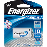 Lithium Batteries, 9 V Oxford Builders Supplies Inc