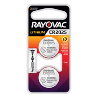CR2025 Lithium Coin Cell Batteries, 3 V Oxford Builders Supplies Inc