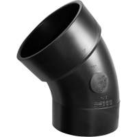 Raccord sanitaire en coude m&acirc;le-femelle 45°, Chantepleure x noeud, Plastique, 6" Oxford Builders Supplies Inc