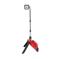 Tour d'&eacute;clairage double de chantier M18 Rocket avec cl&eacute; unique, DEL, 60 W, 5400 lumens, Boîtier en Plastique Oxford Builders Supplies Inc
