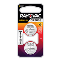 CR2016 Lithium Coin Cell Batteries, 3 V Oxford Builders Supplies Inc