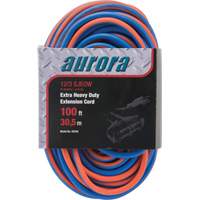 TPE-Rubber Extension Cord with Light Indicator, All-Weather, SJEOW, 12/3 AWG, 15 A, 3 Outlet(s), 100' Oxford Builders Supplies Inc