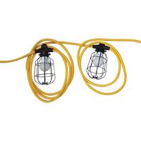 LED Stringlights, 5 Lights, 600" L, Metal Housing Oxford Builders Supplies Inc