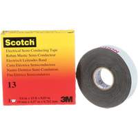 Ruban isolant semi-conducteur Scotch, 19 mm (3/4") x 4,6 m (15'), Noir, 30 mils Oxford Builders Supplies Inc