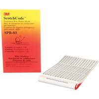 ScotchCode Pre-Printed Wire Marker Book Oxford Builders Supplies Inc