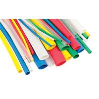 Tube thermor&eacute;tractable, Paroi mince, 1/2', 0,25" (6,35mm) - 0,25" (6,35mm) Oxford Builders Supplies Inc