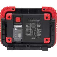 Portable Work Light, LED, 10 W, 1000 Lumens, Plastic Housing Oxford Builders Supplies Inc