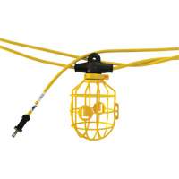 Heavy-Duty Moulded Stringlights, 5 Lights, 600" L, Plastic Housing Oxford Builders Supplies Inc