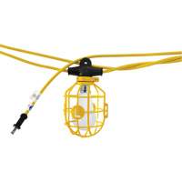 LED Bulb Stringlights with Connector, 10 Lights, 1200" L, Plastic Housing Oxford Builders Supplies Inc