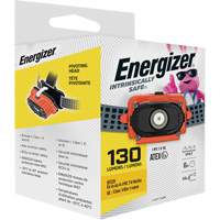 Lampe frontale &agrave; s&eacute;curit&eacute; intrins&egrave;que, DEL, 130 lumens, 6 hres de fonctionnement, piles AAA Oxford Builders Supplies Inc