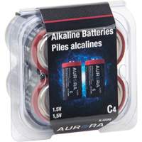 Industrial Alkaline Batteries, C, 1.5 V Oxford Builders Supplies Inc