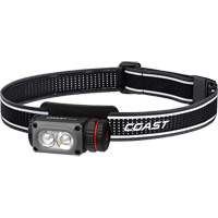 Lampe frontale COAST WPH10R &agrave; deux couleurs avec aimant et agrafe, DEL, 500 lumens, 3,25 hres de fonctionnement, piles Rechargeable Oxford Builders Supplies Inc