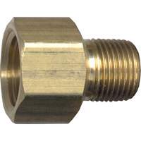 Pipe Adapter, FPT x NPT, 1/4" x 1/8" Dia., Brass Oxford Builders Supplies Inc