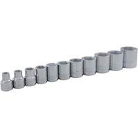 Jeu de douilles SAE, 11 Mcx, Prise de 3/8" Oxford Builders Supplies Inc