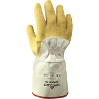 99NFW Heavy-Duty Gloves, 10/Large, Rubber Latex Coating, Cotton Shell Oxford Builders Supplies Inc